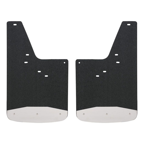 TEXTURED RUBBER MUD GUARDS - REAR 20IN